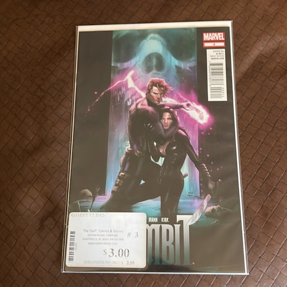 5 Marvel Gambit comic books in plastic not opened since purchased. - Picture 3 of 6